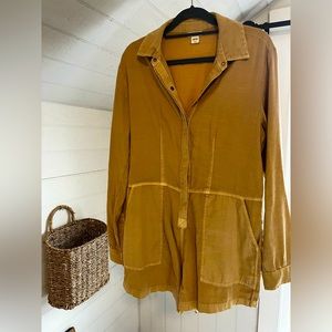 Billabong Gold Long Sleeve Romper